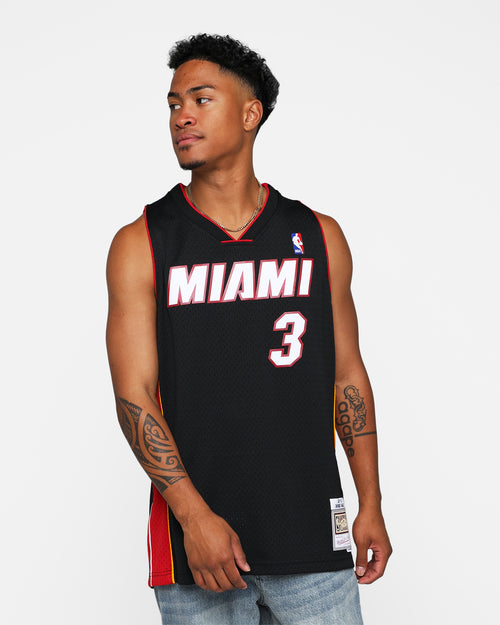 Mitchell & Ness Miami Heat Dwyane Wade 2012-2013 Swing Jersey Black
