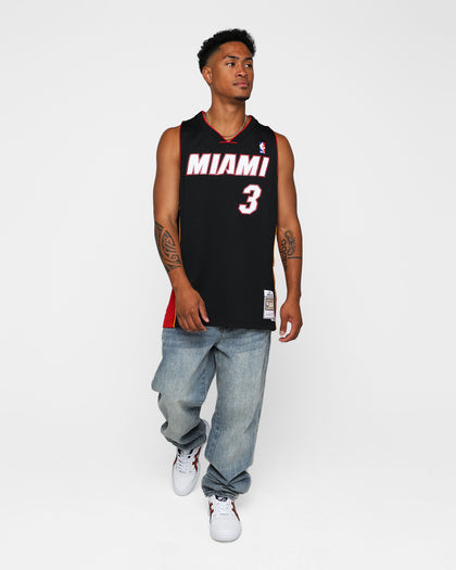 Mitchell & Ness Miami Heat Dwyane Wade 2012-2013 Swing Jersey Black