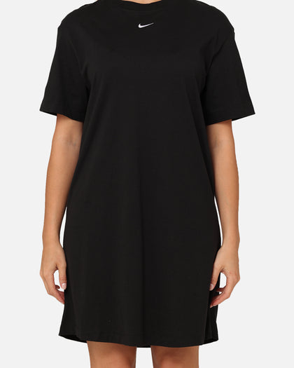 nike plus size t shirt dress Nike Women's Sportswear Essential Short-sleeve T-shirt Dress (plus Size) In Black