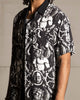Saint Morta Mad God Short Sleeve Shirt Black/White