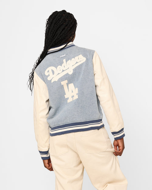Pro Standard Women's Los Angeles Dodgers Varsity Jacket Denim