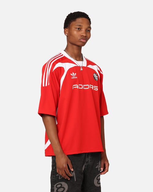 Adidas Oversized Short Sleeve Jersey Better Scarlet