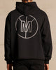 Saint Morta Monogram Boxy Hoodie Black