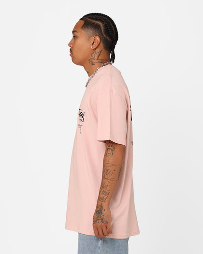 Stussy Solid World Tour LCB T-Shirt Washed Pink