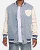 Pro Standard Las Vegas Raiders Varsity Denim Jacket Denim/Linen