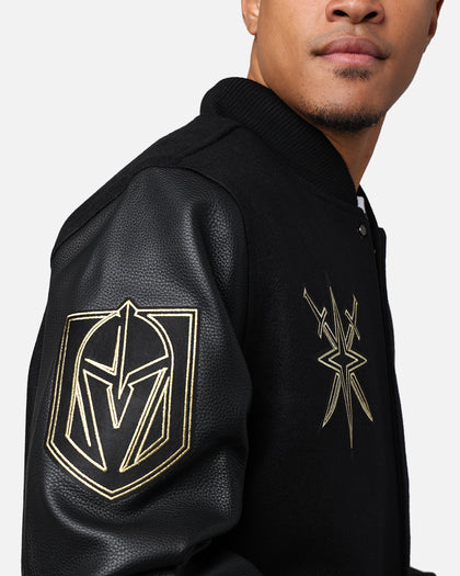 Pro Standard Vegas Golden Knights 'Black & Gold' Varsity Jacket Jet Black