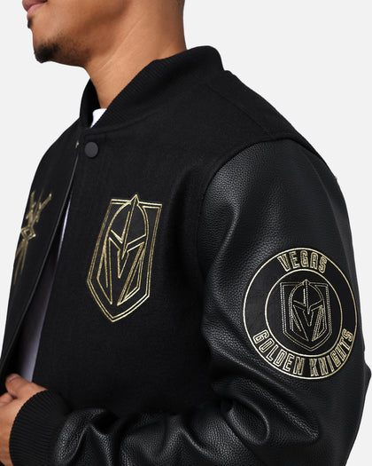 Pro Standard Vegas Golden Knights 'Black & Gold' Varsity Jacket Jet Black