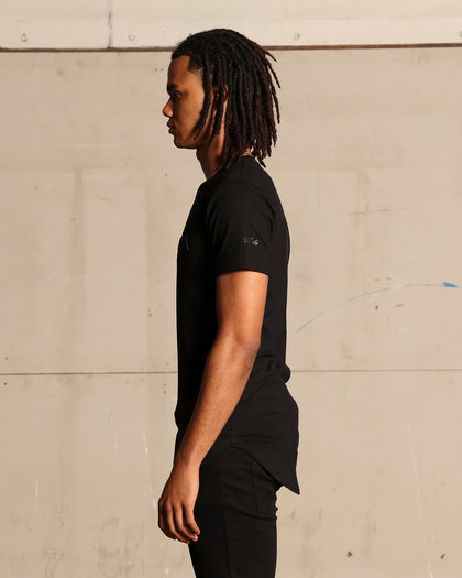 Saint Morta Moto El Duplo T-Shirt Black/Black