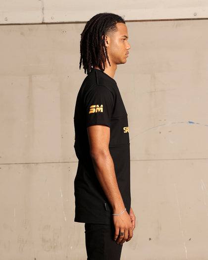 Saint Morta Moto Lafayette T-Shirt Black/Gold