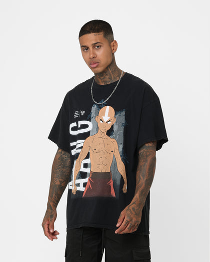 Goat Crew X Avatar: The Last Airbender Aang Vintage T-Shirt Black Wash