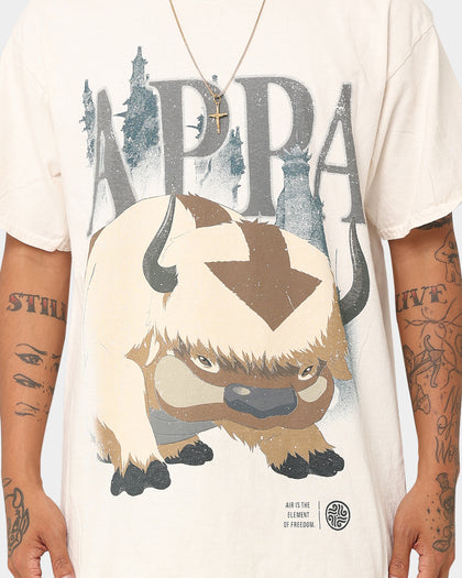 Goat Crew X Avatar: The Last Airbender Appa Vintage T-Shirt Off White