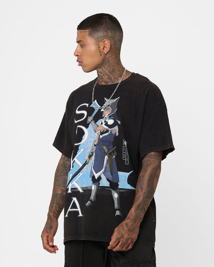 Goat Crew X Avatar: The Last Airbender Sokka Vintage T-Shirt Black Wash