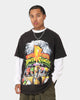 73Studio X Power Rangers Mighty Morphin Vintage T-Shirt Black Wash