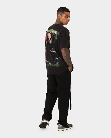 American Thrift X The Matrix Morpheus Vintage T-Shirt Black Wash
