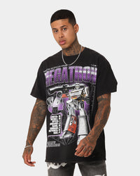 73Studio X Transformers Megatron Vintage T-Shirt Black Wash