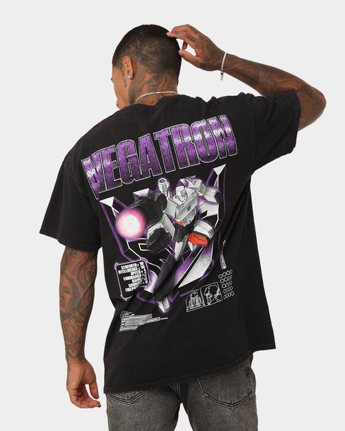 73Studio X Transformers Megatron Vintage T-Shirt Black Wash