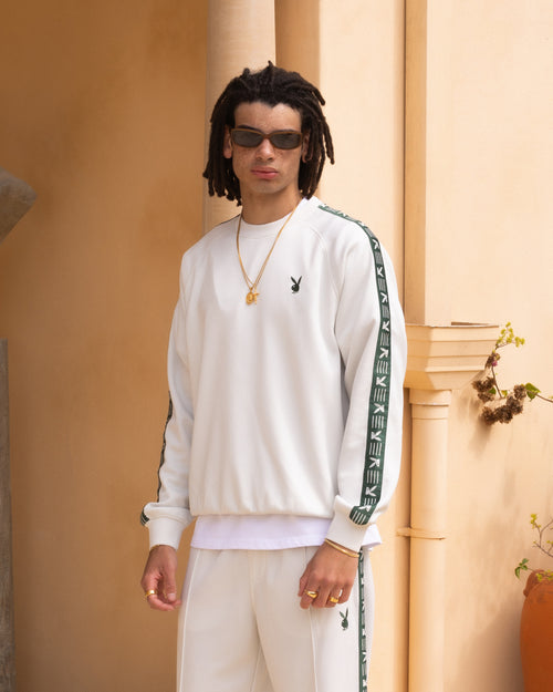 Playboy By Culture Kings Pleasure Crewneck Stone/Green