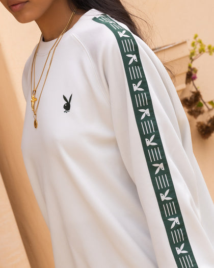Playboy By Culture Kings Pleasure Crewneck Stone/Green