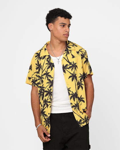 XXIII Horizon Button Up Shirt Yellow/Black