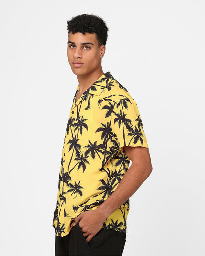 XXIII Horizon Button Up Shirt Yellow/Black