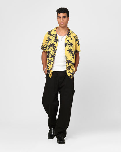 XXIII Horizon Button Up Shirt Yellow/Black