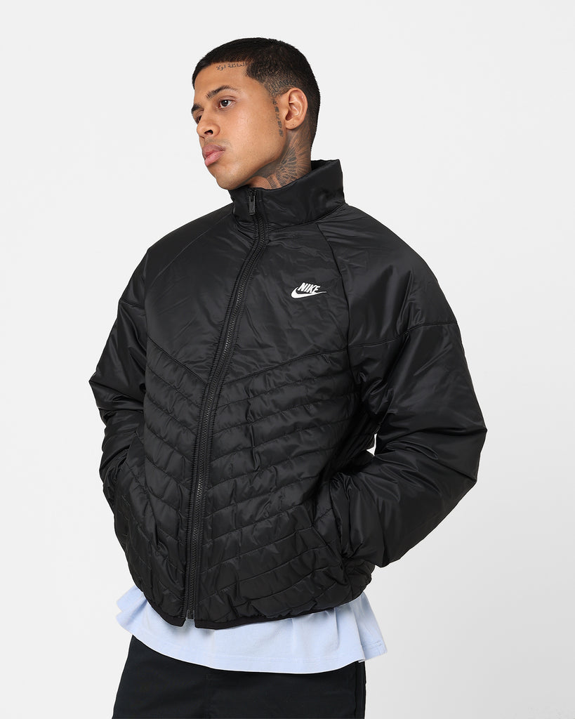 Nike Sportswear Windrunner Therma-FIT Midweight Puffer Jacket Black/Bl ...
