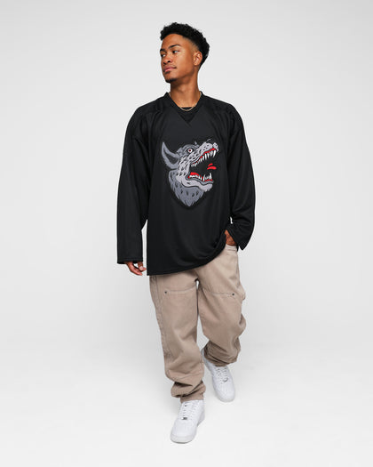 Raised By Wolves Home Hockey Jersey Black