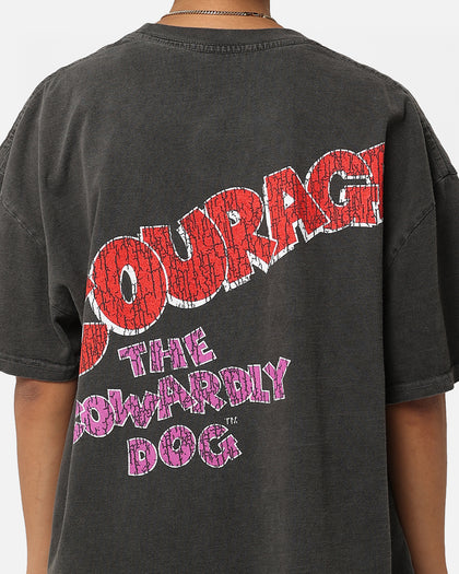 73Studio X Cartoon Network Courage Heavyweight T-Shirt Black Wash