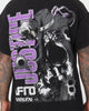 Goat Crew X Afro Samurai Justice Vintage T-Shirt Black Wash
