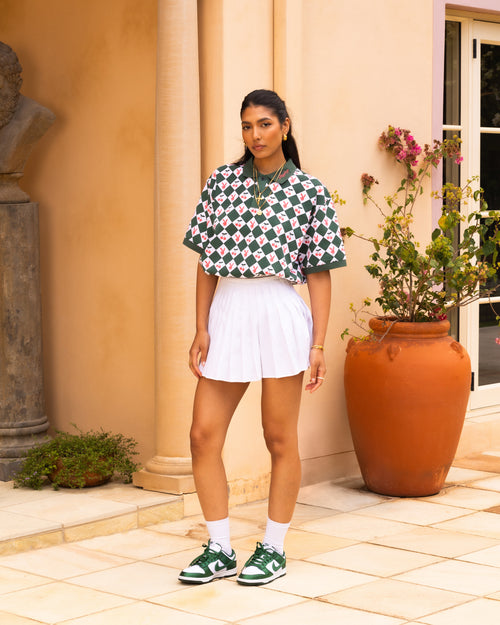 Playboy By Culture Kings Cherry Polo Shirt Green/White