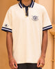 Playboy By Culture Kings Birdie Polo Shirt Off White/Navy