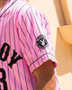 Playboy By Culture Kings Bunny Baseball Shirt Jersey Pink