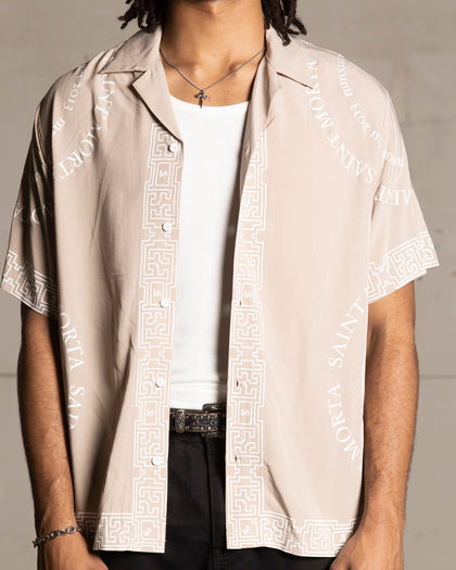 Saint Morta Erebos Short Sleeve Shirt Stone