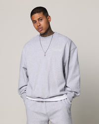 Loiter Essential Spire Crewneck Grey Marle