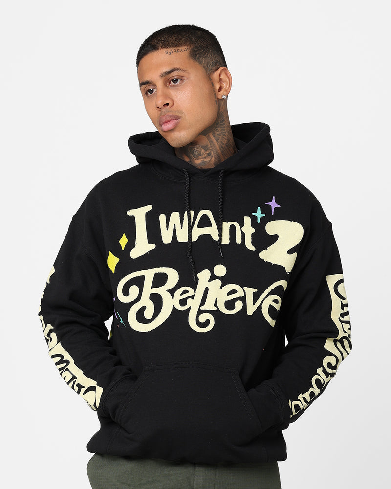 Goat Crew I Want 2 Believe Hoodie Black
