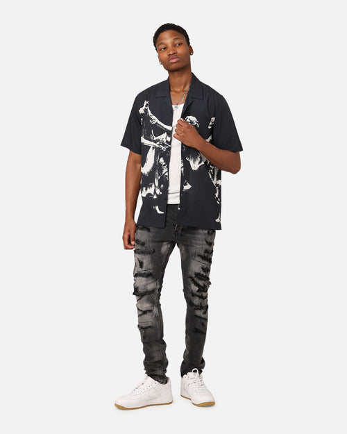 Ksubi Dancers Resort Short Sleeve Shirt Black