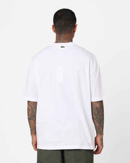 Lacoste Big Croc Loose Fit T-Shirt White