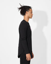 Saint Morta Neon Logo El Duplo T-Shirt Black