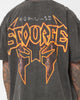 Goat Crew X Transformers Scourge Heavyweight Vintage T-Shirt Black Wash
