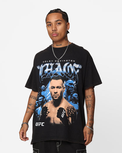 UFC By Goat Crew Colby Covington Vintage T-Shirt Black Wash