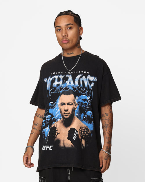 UFC By Goat Crew Colby Covington Vintage T-Shirt Black Wash