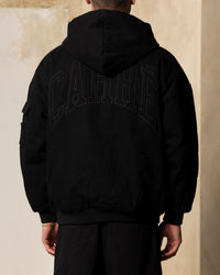 Carre Arch Work Bomber Jacket Washed Black
