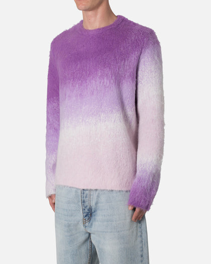 MNML Brushed Gradient Sweater Purple
