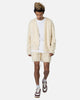 MNML Fuzzy Cardigan Sweater Off White