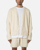 MNML Fuzzy Cardigan Sweater Off White
