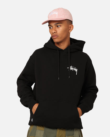 Stussy Crown Fleeced Hoodie Black