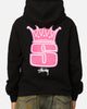 Stussy Crown Fleeced Hoodie Black