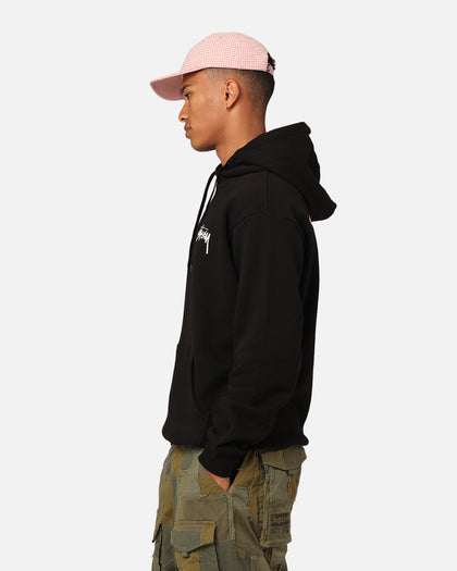 Stussy Crown Fleeced Hoodie Black