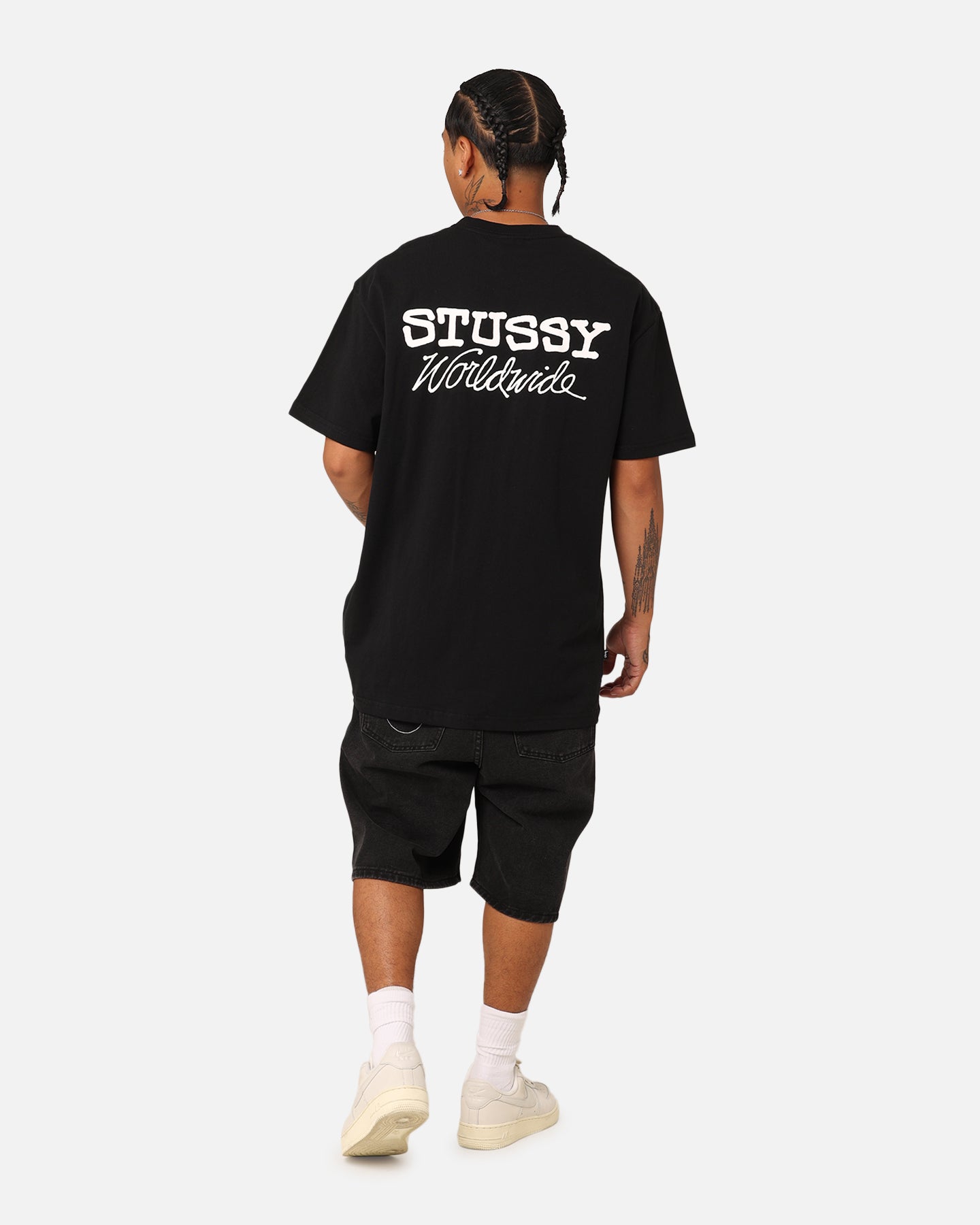 Stussy Worldwide T-Shirt Black | Culture Kings