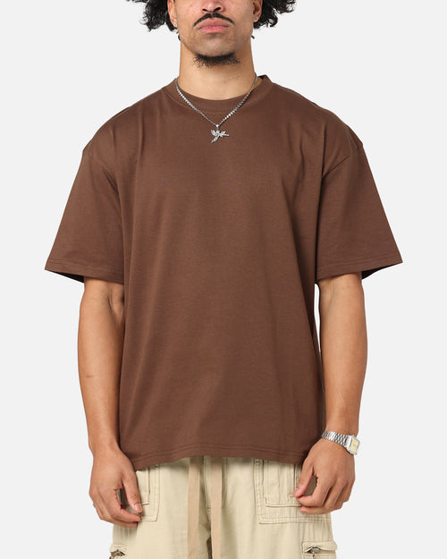 Culture Kings Standard Drop Shoulder T-Shirt Chocolate